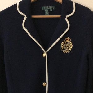 Ralph Lauren Gold button down sweater